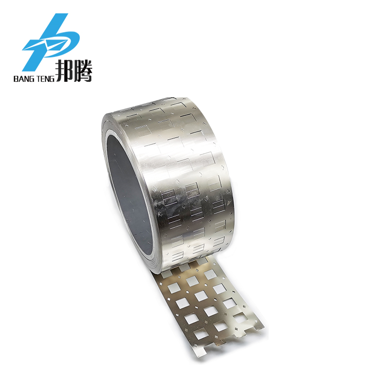 18650 battery pack 20.2mm spacing welding nickel plated strips Shaped hole