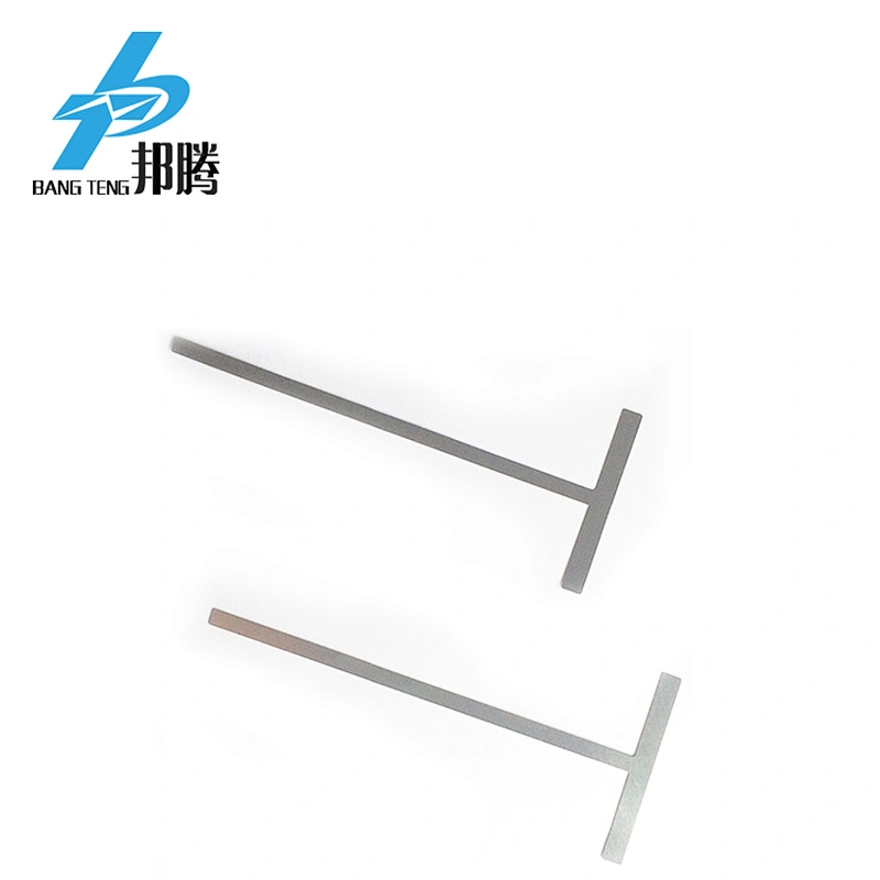 Custom T type 18650 battery nickel plated steel tab attery Solder Tabs Nickel Solder Tabs