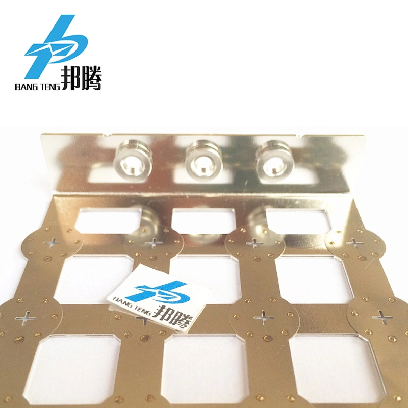 24P 4x6 Copper Nickel Busbar 18650 Lithium Battery Busbar Connector for battery copper nickel sheet
