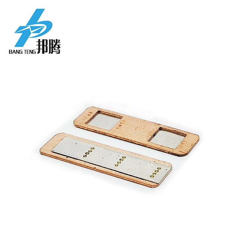 custom Cooper nickel sheet 18.5mm Spacing 2P 18650 lithium ion batteries connectors busbar copper