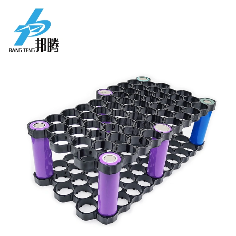 Honeycomb Type 7S10P 18650 battery holder spacing 19mm 18650 cell battery holder